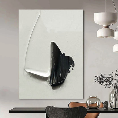Minimal Black - White Form Art for Contemporary Home & Design Studio DLZ2371