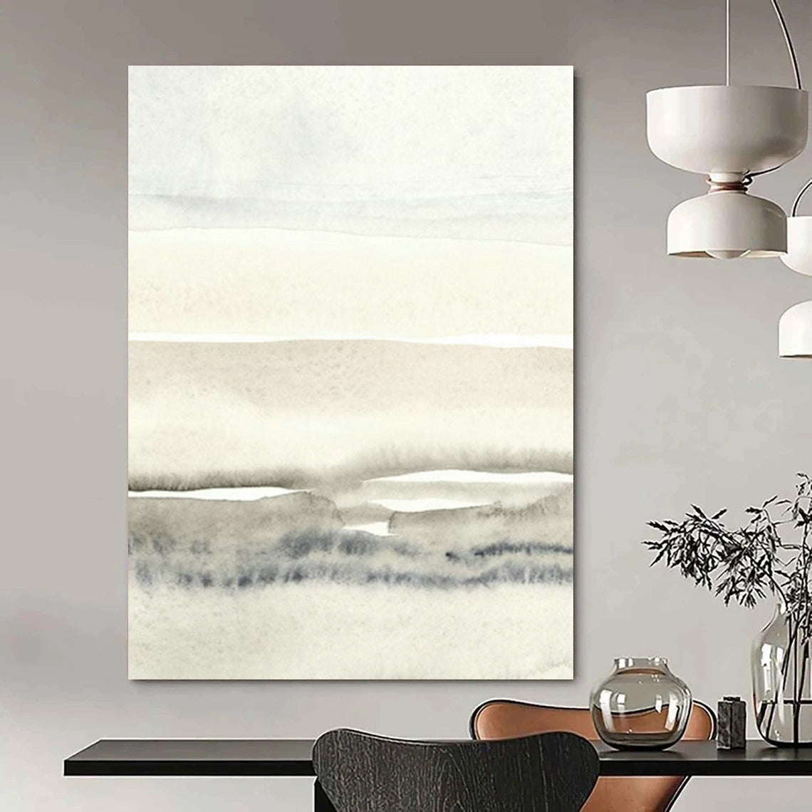 Light Ink - Tone Watercolor Art for Nature - Lover’s Library & Spa Waiting Area DLZ0715