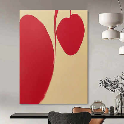 Red Organic Shapes for Modern Nursery & Art - Loving Studio STSC1105