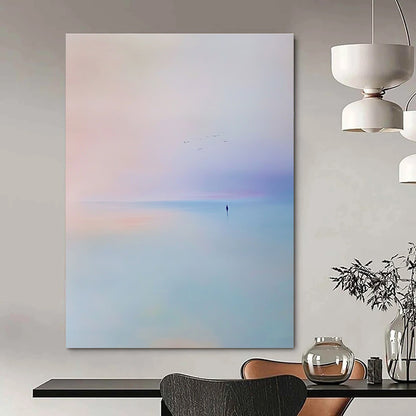 Serene Pastel Seascape for Meditation Room & Light - Filled Bedroom STSC346