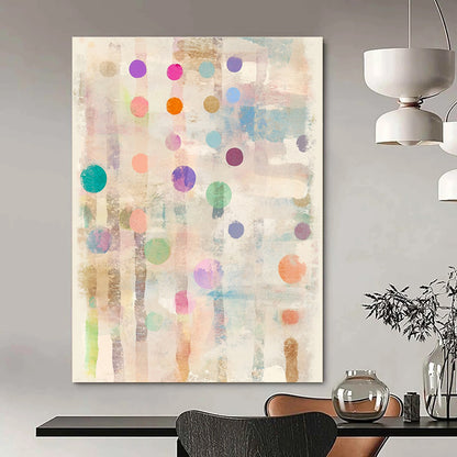 Pastel Dots & Stripes Art for Nursery & Café STSC722