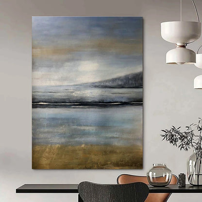Sea and Sky Abstract Art for Beach House & Balcony DLZ2276