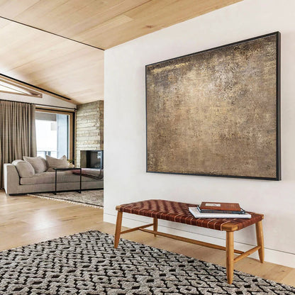 Brown - Tan Vintage Abstract for Retro - Inspired Lounge DLZ2986