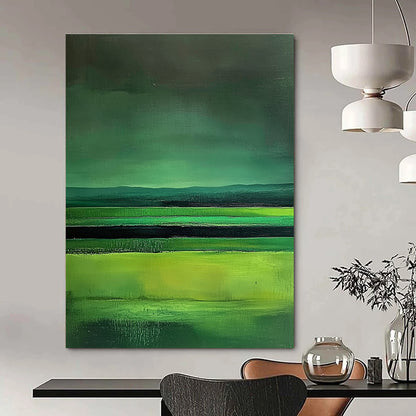 Layered Green Landscape for Contemporary Living Room & Art - Inspired Home Office STSC309