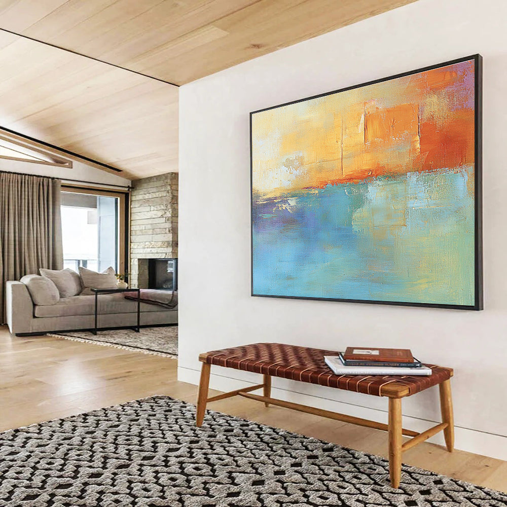 Color - Blended Horizons Art for Beach House & Relaxing Spa SC124