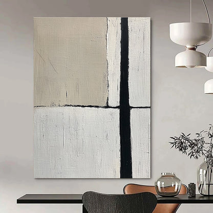Minimalist Geometric in Black and White for Contemporary Office & Art Gallery STSC260