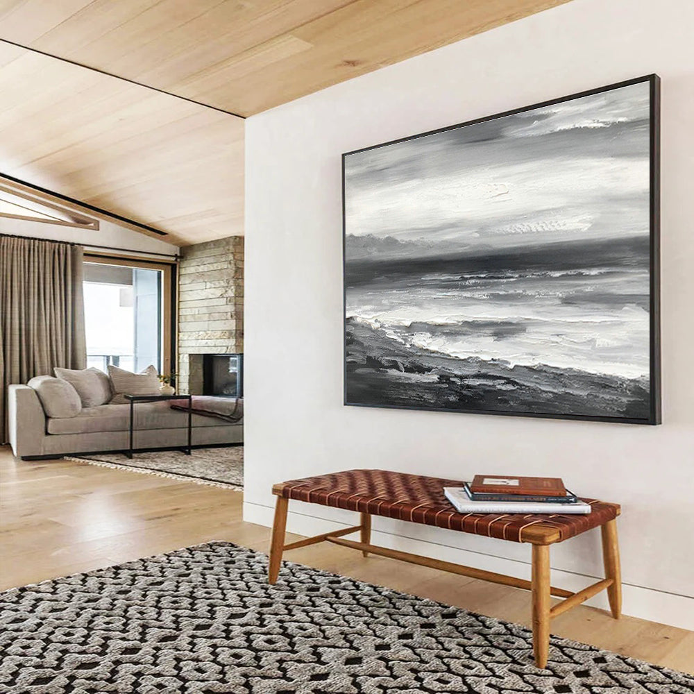 Jagged Wave Edges Art for Adventure - Seeker’s Office Lounge DLZ3016
