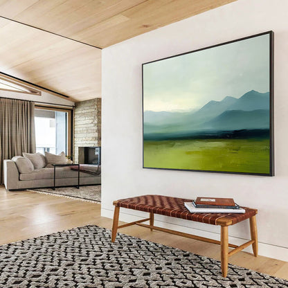 Misty Mountain Landscape Art for Spa Waiting Room & Nature - Inspired Home SC409