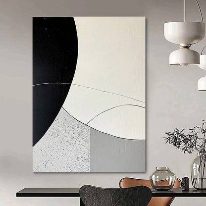 Monochrome Geometric Minimalism for Industrial - Chic Loft & Contemporary Art Space STSC436