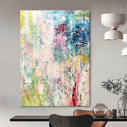 Colorful Pointillism Abstract Art for Art Gallery Exhibition Spaces DLZ0042