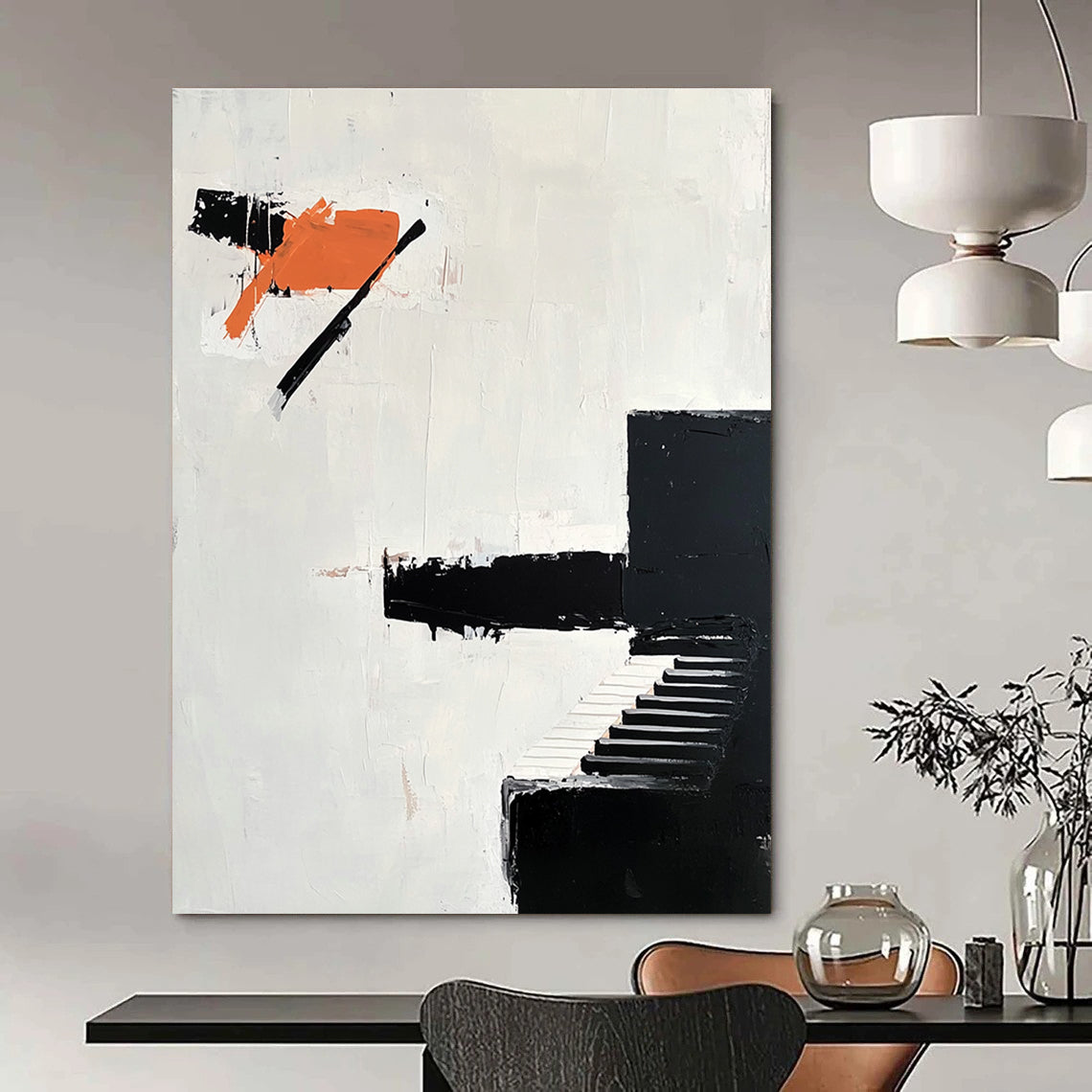 Abstract Piano Art for Music Room & Modern Art Bar STSC1089