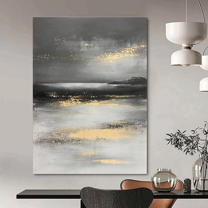 Sparkling Gold - Speckled Sea Art for Coastal Home & Bar STSC064