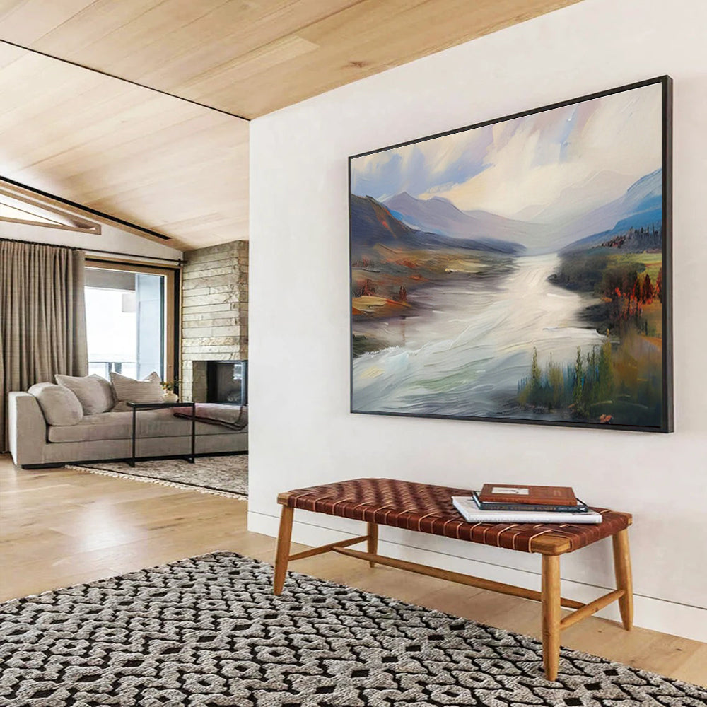 River Valley Landscape Art for Scenic - Themed Corporate Retreats DLZ3110