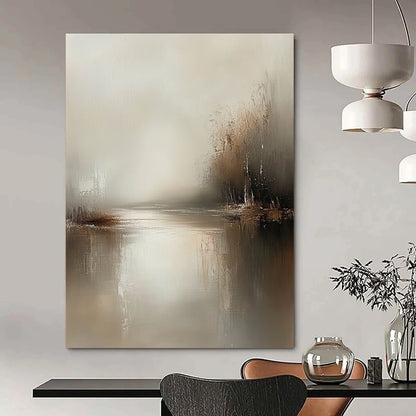 Dreamy Misty Lake Art for Bedroom & Study STSC077