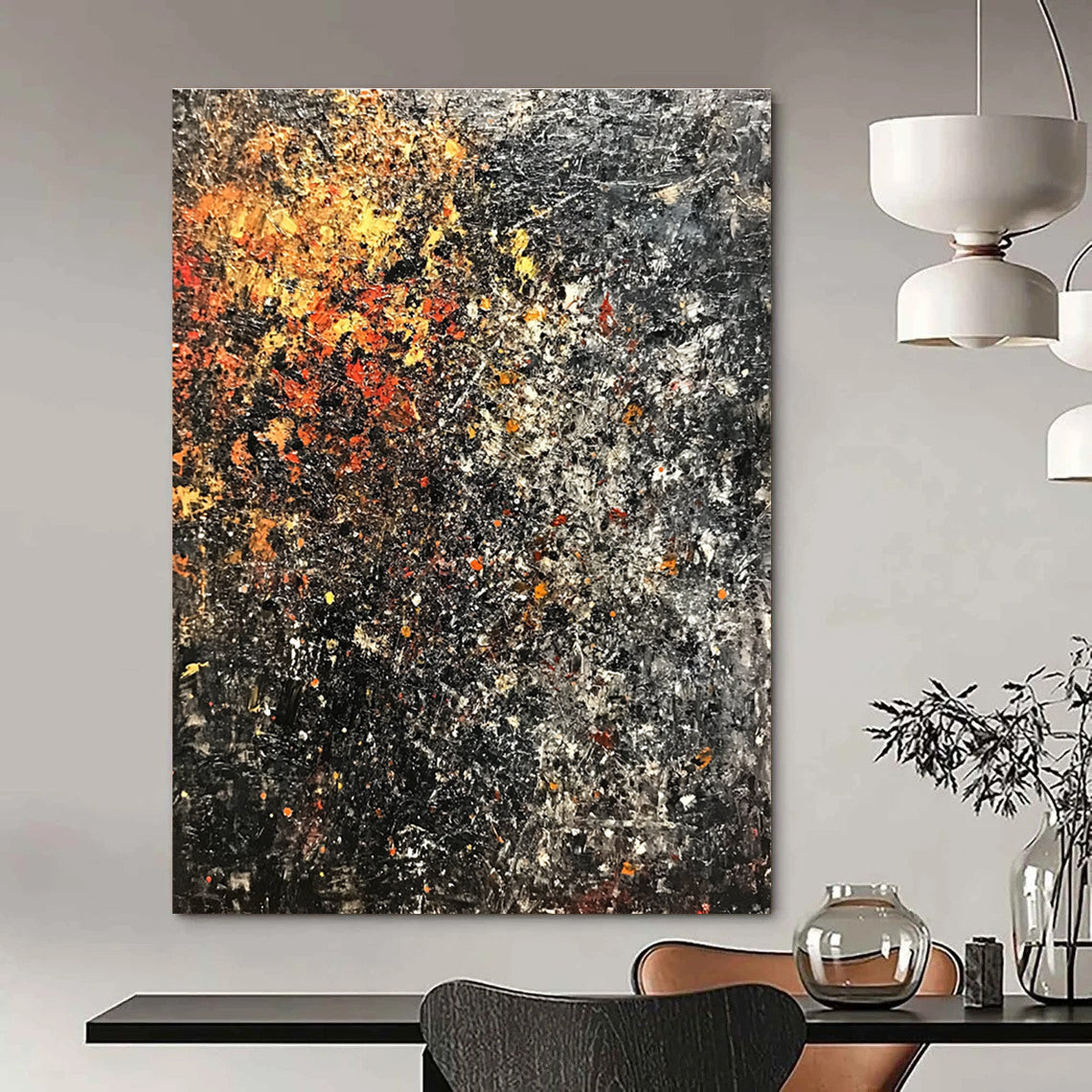 Textured Autumn Abstract for Rustic Cabin & Cozy Library STSC625