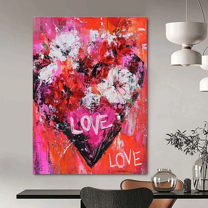 Romantic Heart of Love Art for Bedroom & Wedding Venue STSC680