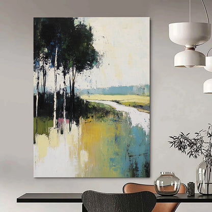 Abstract Landscape with Trees for Living Room & Art Gallery STSC100