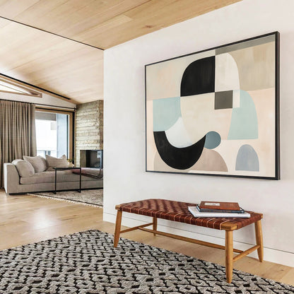Monochrome Horizon: Ideal for Minimalist Living & Art Gallery Displays SC510