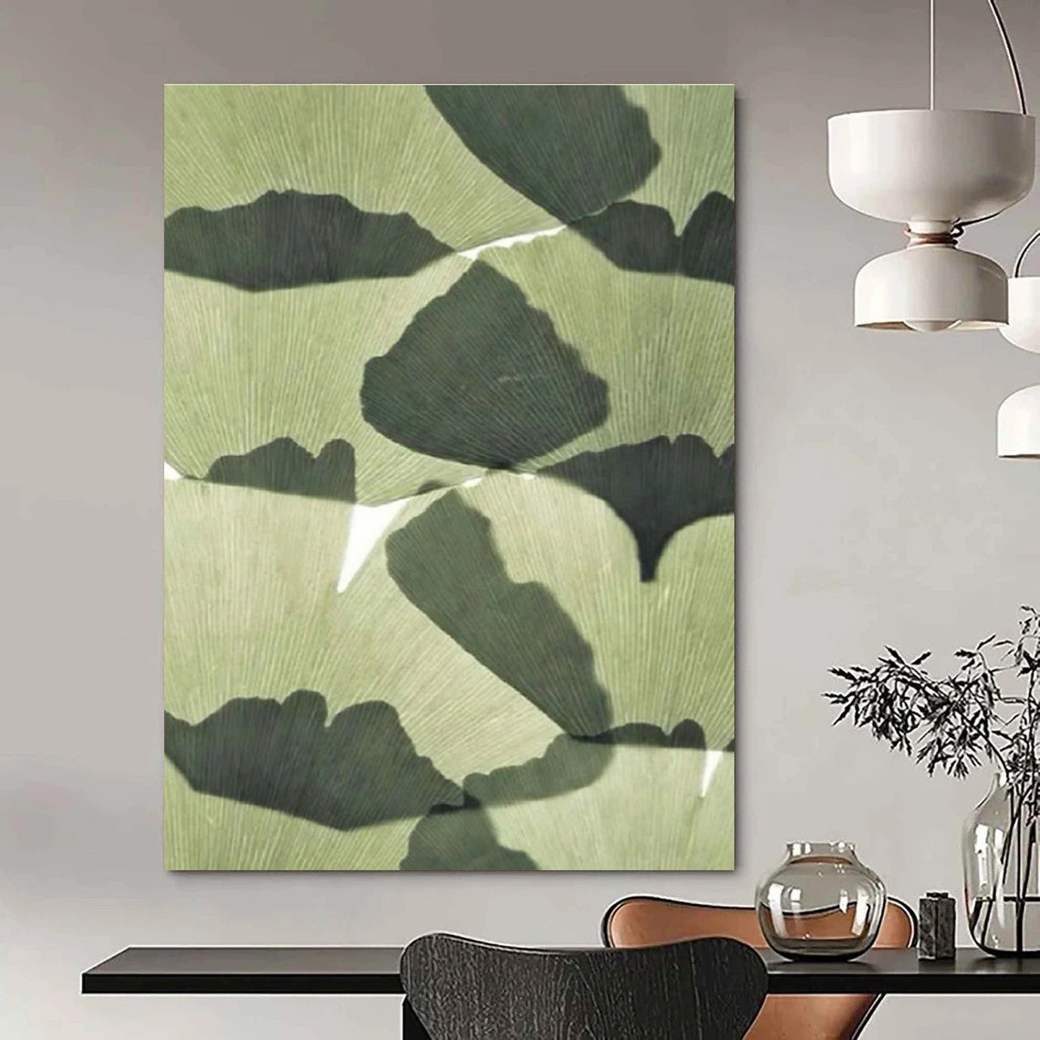 Creative Ginkgo Leaf Art for Botanical Garden Gift Shop & Nature - Loving Home DLZ1077