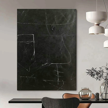 Chalkboard - Style Abstract Art for Rustic Café & Creative Studio DLZ0755