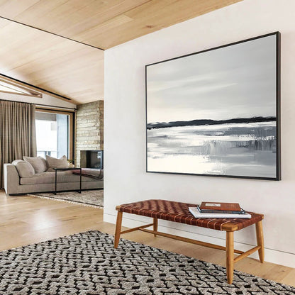 Monochrome Landscape Art for Minimalist Living Room & Serene Spa SC154