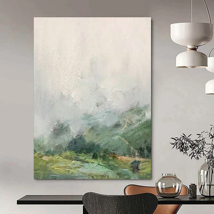 Misty Mountain Landscape Art for Nature - themed Spa & Rustic Cabin DLZ2241