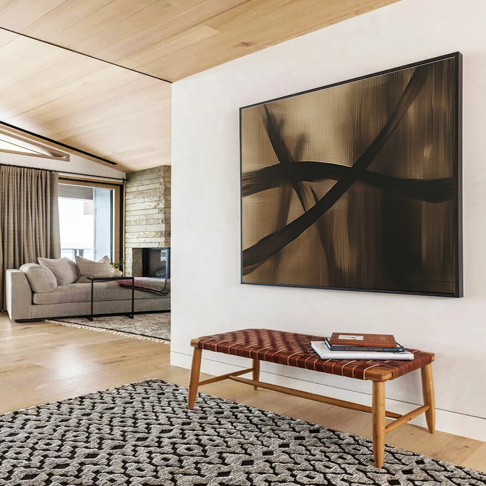 Edgy Minimalist Art for Industrial Loft & Contemporary Office SC586