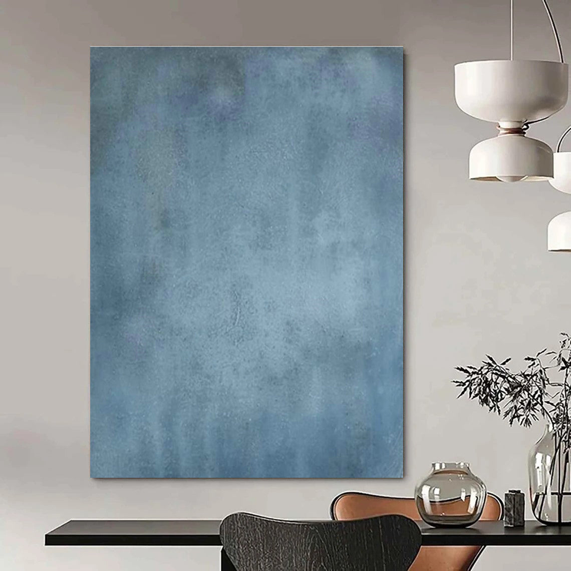 Blue Solid - Color Art for Coastal Home Bathroom Retreats DLZ0251