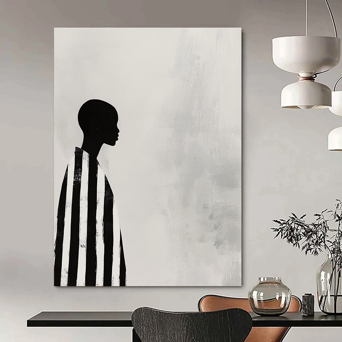 Silhouette with Stripes for Fashion Boutique & Urban Loft STSC1079