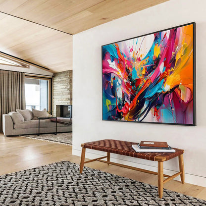 Splash - Style Color Explosion Abstract Art for Trendy Creative Studios DLZ3074