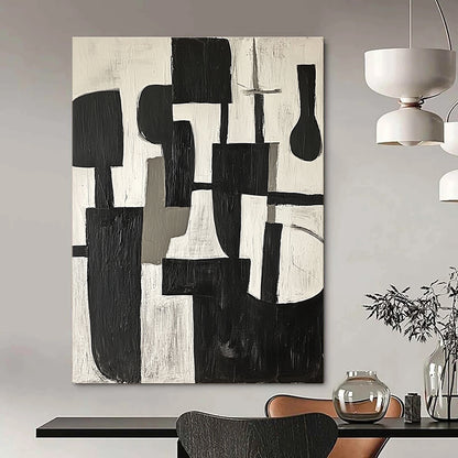 Monochromatic Abstract Art for Gallery & Library STSC675