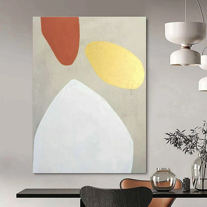 Gray - Gold - Brown Geometric Art for Industrial - Style Loft & Luxury Art Lounge DLZ1893