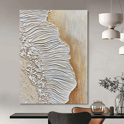 Textured Waves with Gold Accent for Bohemian - Chic Bedroom & Art - Centric Event Space STSC946
