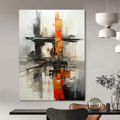 Urban Abstract Art for Modern Loft Office Meeting Spaces DLZ0273