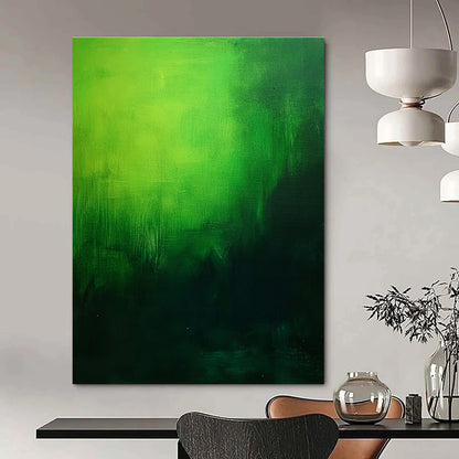 Green Gradient Abstract for Nature - Themed Living Room & Eco - Friendly Office STSC310