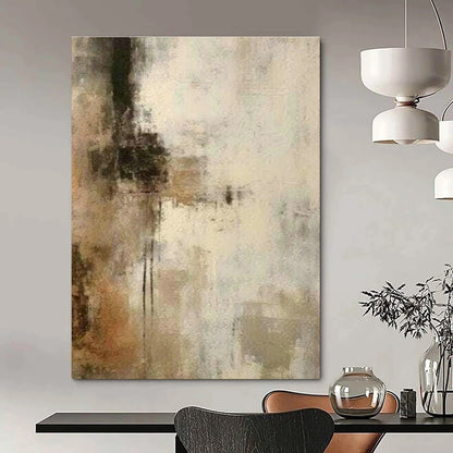 Earth - Toned Abstract Art for Nature - Inspired Spa & Minimalist Home Office DLZ2126