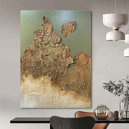 Textured Earth - like Abstract Art for Geology Museum Café & Nature - Themed Art Gallery DLZ2209