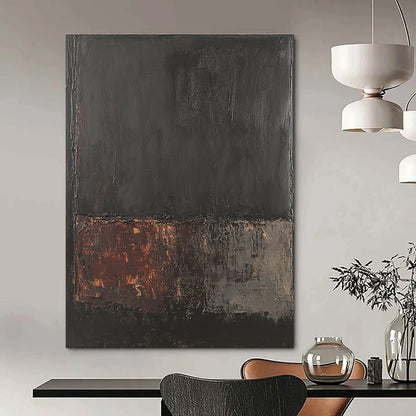 Dark Textured Abstract for Industrial Loft & Dramatic Living Room STSC621