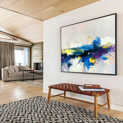 Colorful Abstract Landscape Art for Bohemian - Style Bedroom DLZ2915