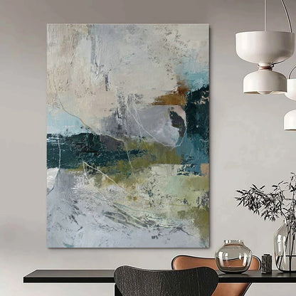 Subtle Color - Block Abstract Art for Bedroom & Office DLZ0399
