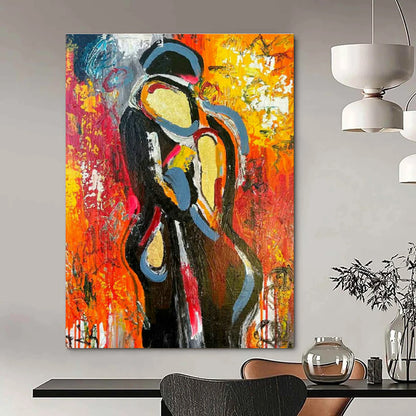 Abstract Embrace Art for Romantic Bedroom & Bohemian Gallery DLZ2111