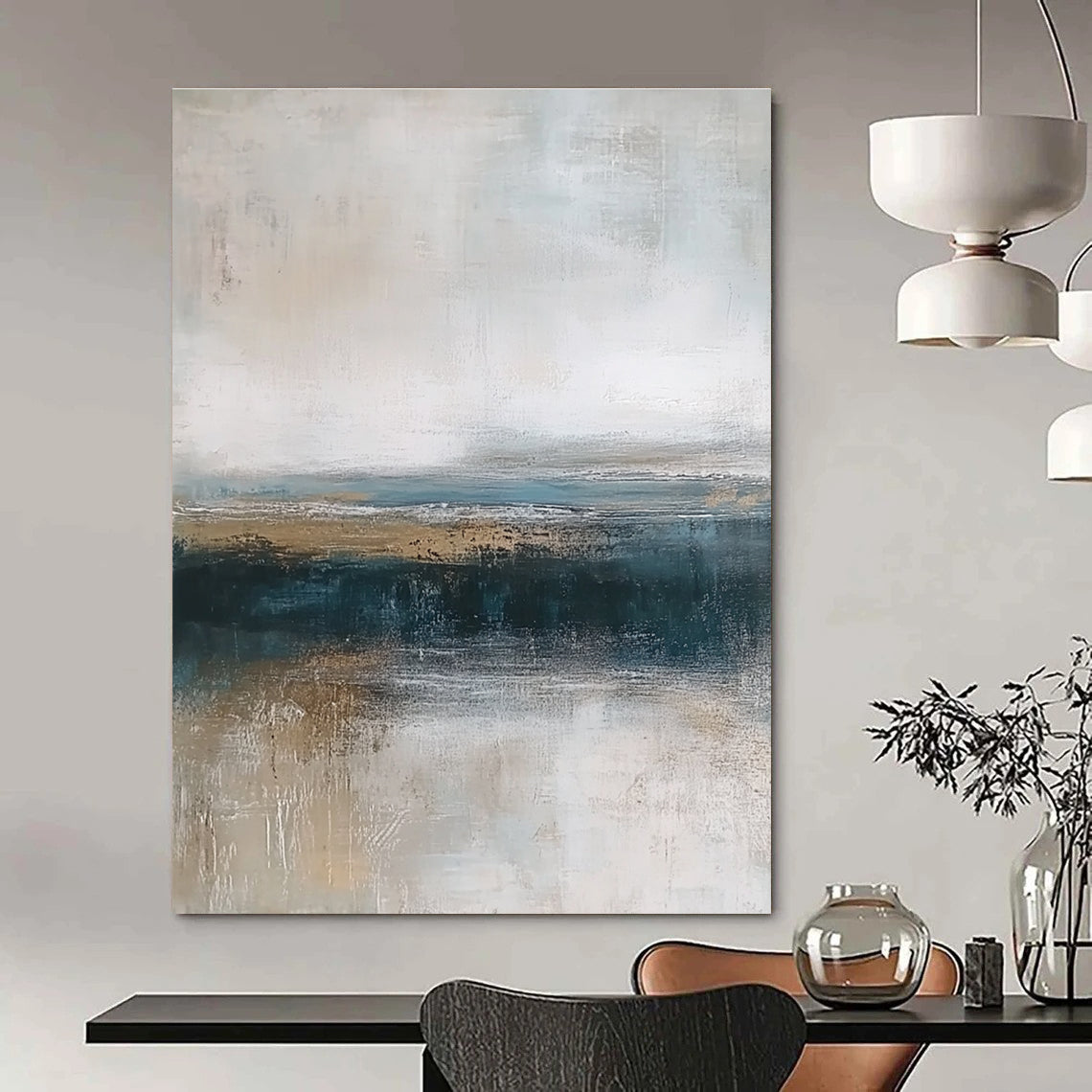 Minimalist Sea View for Scandinavian - Style Home Office & Minimalist Art Gallery STSC463