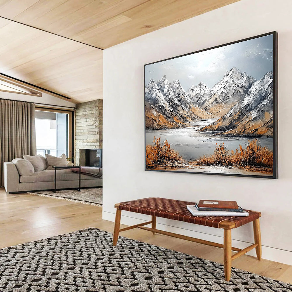 Rustic Alpine Art for Ski Resort & Mountain Lodge SC611
