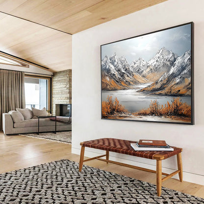 Rustic Alpine Art for Ski Resort & Mountain Lodge SC611