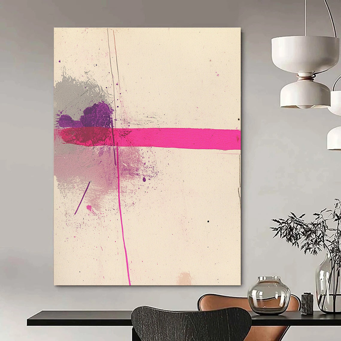 Pink and Purple Splatter for Modern Studio & Creative Workspace STSC1181