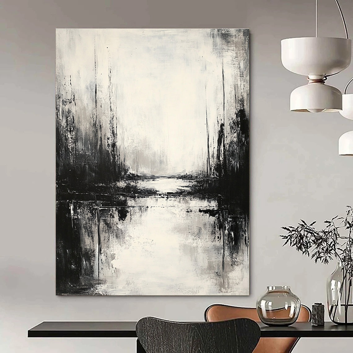 Serene Minimalist Art for Zen Home Office & Art Gallery STSC021
