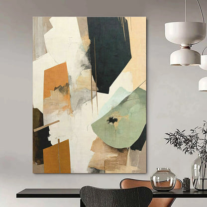 Repeated Geometric Abstract Art for Corporate Office Lobby & Minimalist Home Hallway DLZ1627
