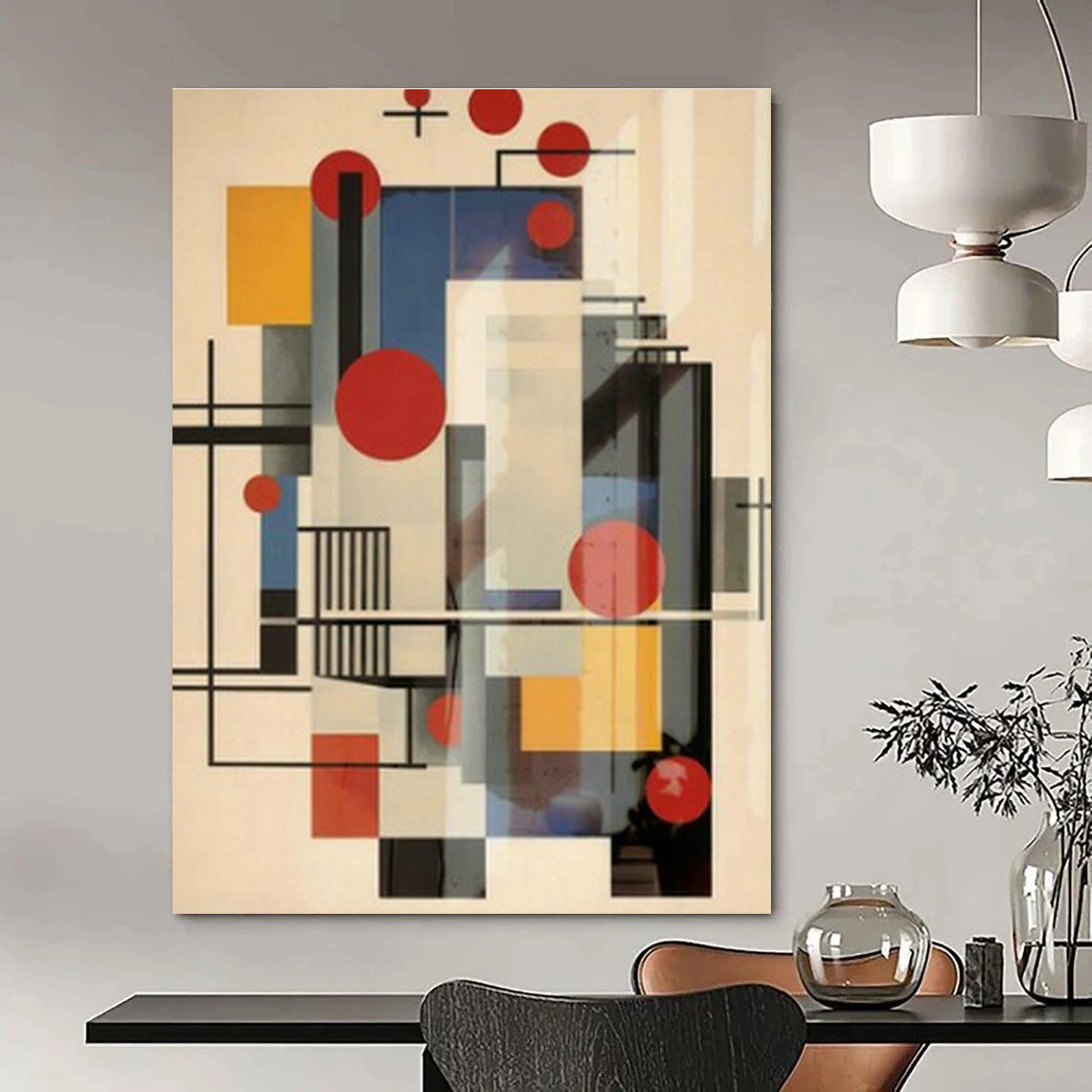 Geometric Abstract Art for Modern Design Studio & Art - Centric Library DLZ1939