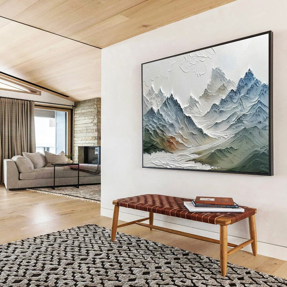 3D Mountain Relief Art for Grand Foyer with Nature Vibe DLZ2837
