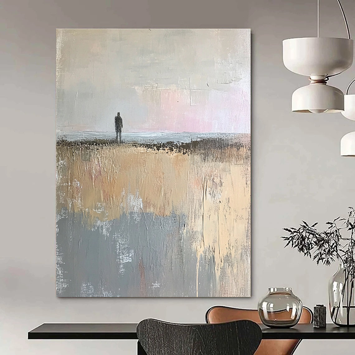 Solitary Figure by the Sea for Bedroom & Meditation Room STSC101